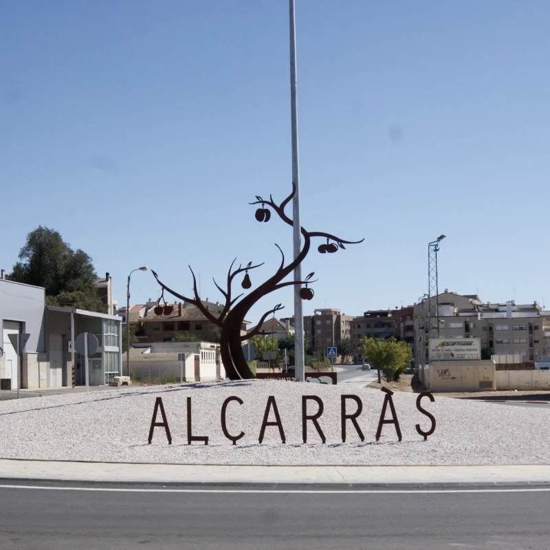 Escultura pública en Alcarrás de Miguel Murillo